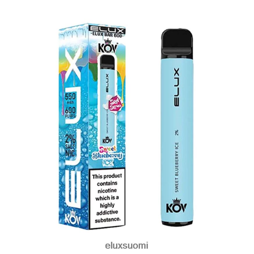 Elux Bar makea mustikkajää sweet sarjan kertakäyttöinen vape ZBJ4RR109|Elux Vape Near Me