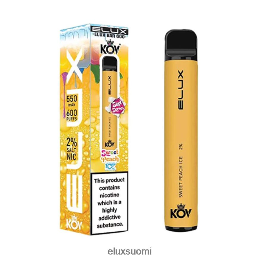 Elux Bar makea persikkajää sweet sarjan kertakäyttöinen vape ZBJ4RR108|Elux Helsinki