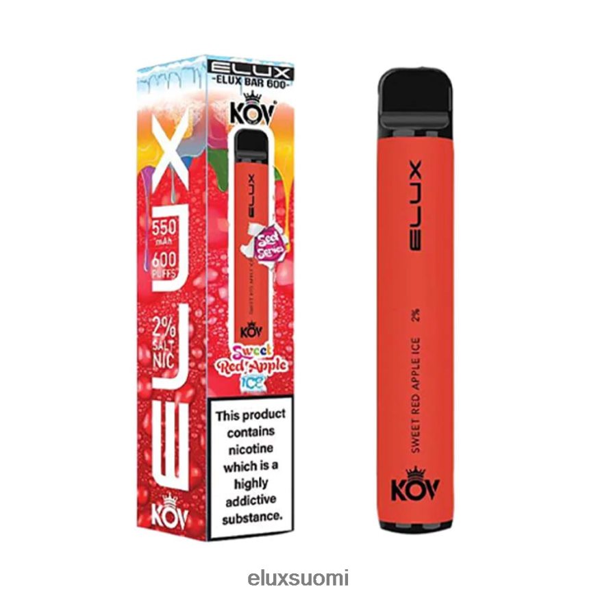 Elux Bar makea punainen omenajää sweet sarjan kertakäyttöinen vape ZBJ4RR11|Elux Vape Suomi
