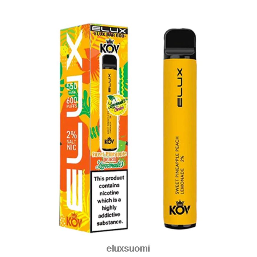 Elux Bar ananas persikka limonadi makea limonadisarjan kertakäyttöinen vape ZBJ4RR78|Elux Vape Near Me