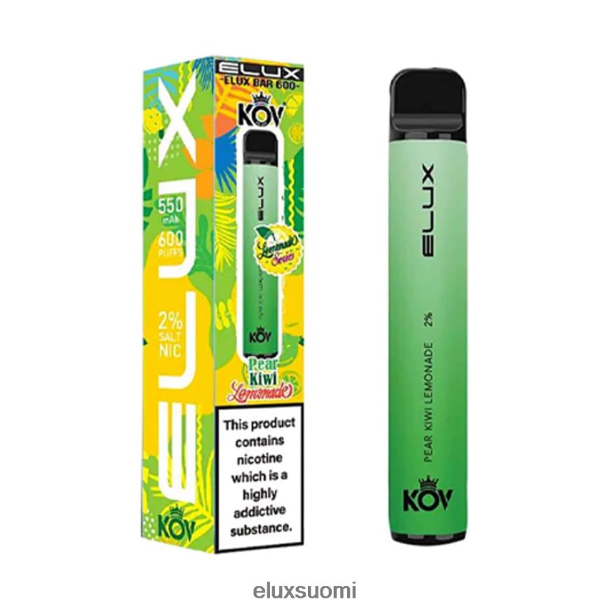 Elux Bar päärynä kiivi limonadi limonadisarjan kertakäyttöinen vape ZBJ4RR79|Elux Vape Review