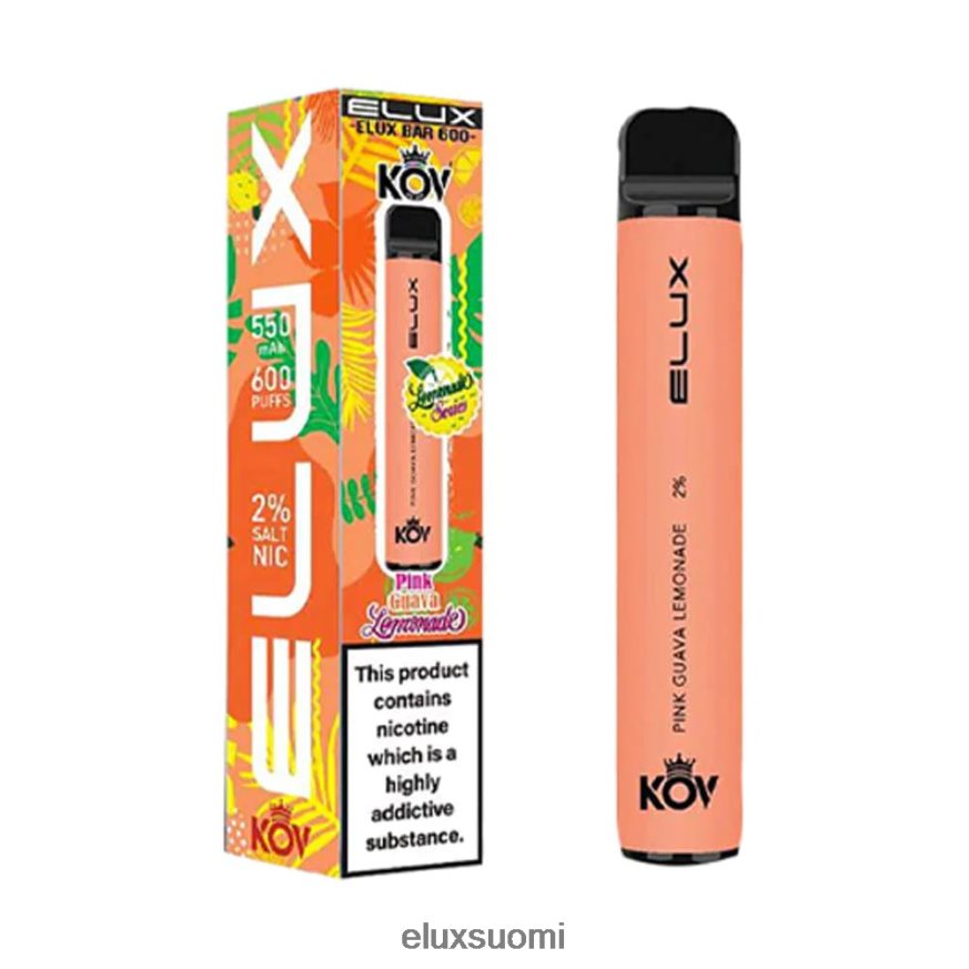 Elux Bar vaaleanpunainen guava limonadi limonadisarjan kertakäyttöinen vape ZBJ4RR106|Elux Website Suomi
