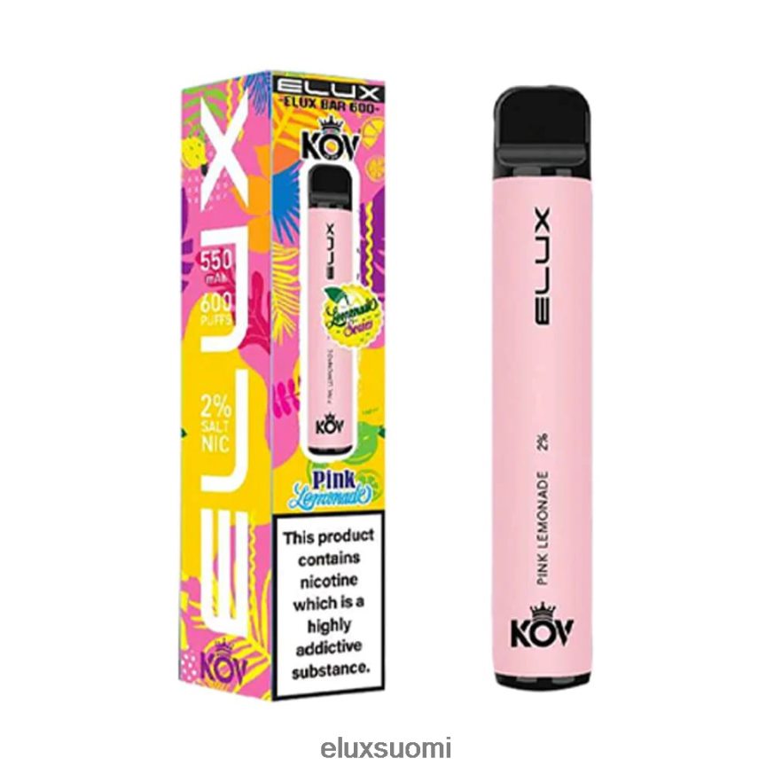 Elux Bar vaaleanpunainen limonadi limonadisarjan kertakäyttöinen vape ZBJ4RR104|Elux Vape Juice