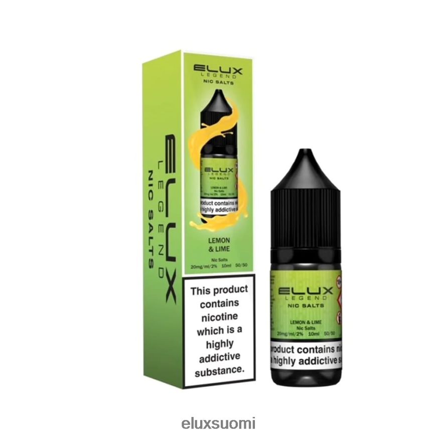 Elux Legend Sitruuna lime nikkelisuolaa 10 ml ZBJ4RR14|Elux Vape Review